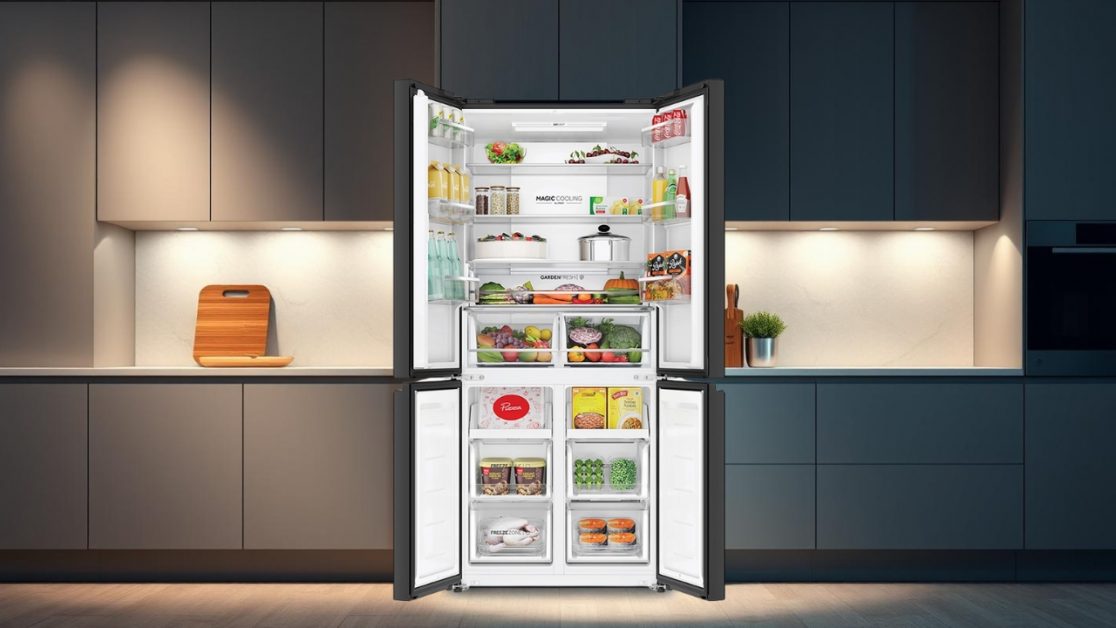 Reduce Food Wastage with smart 4 door refrigerator