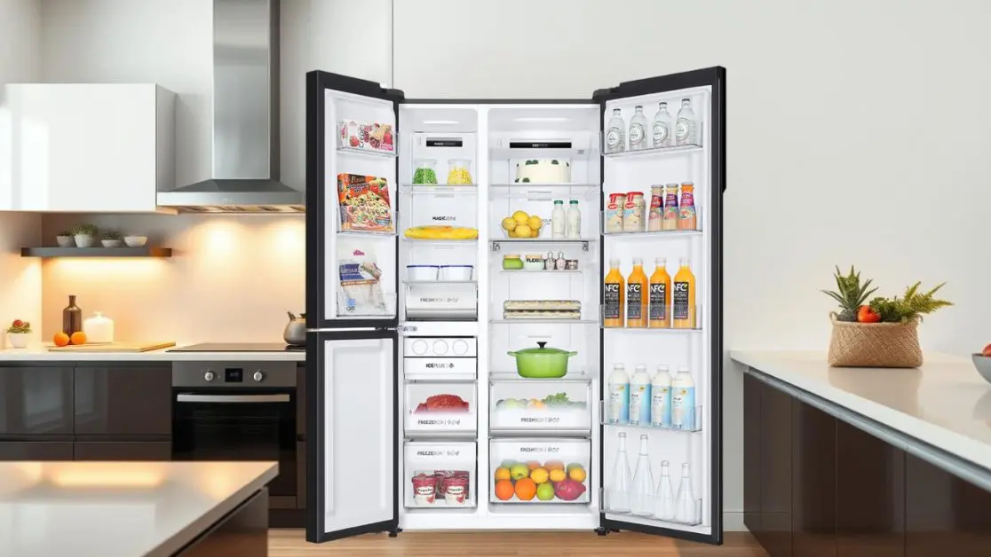 Refrigerator storage for different food items