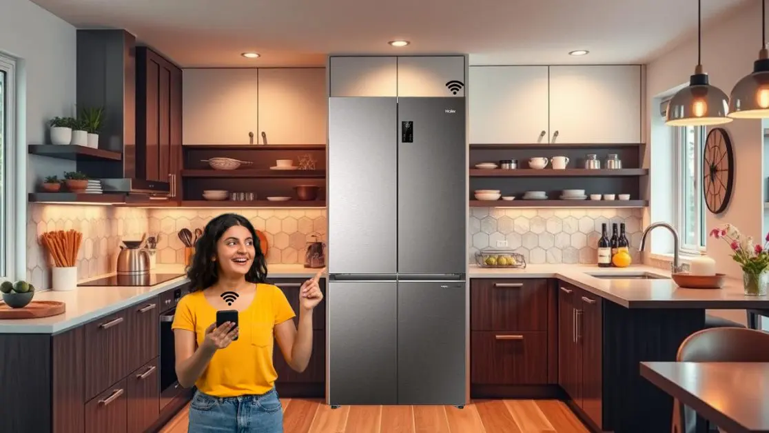 Smart Features in 4 door refrigerator for Smarter Families