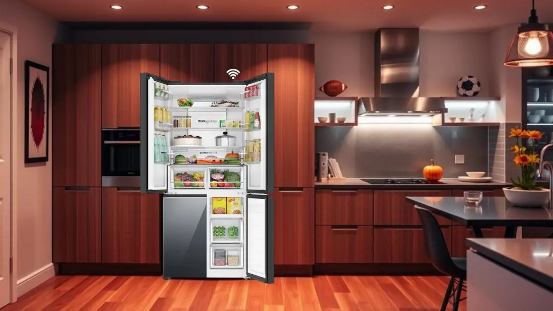 Smart Food Management in 4 door refrigerator