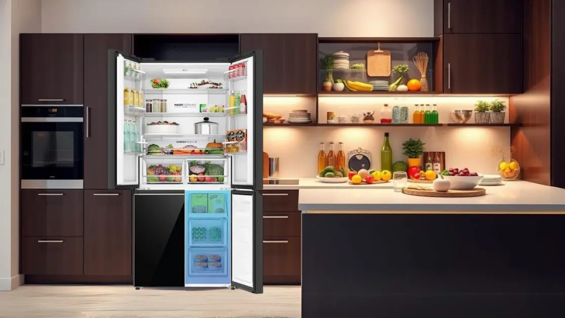 Utilize more fridge space with convertible feature