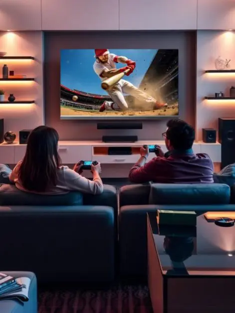 Gaming settings for a 4K TV