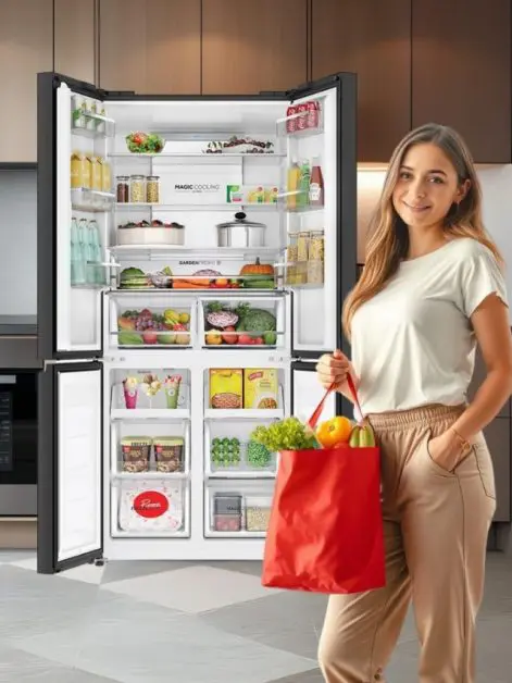 Refrigerator organization tips for large families