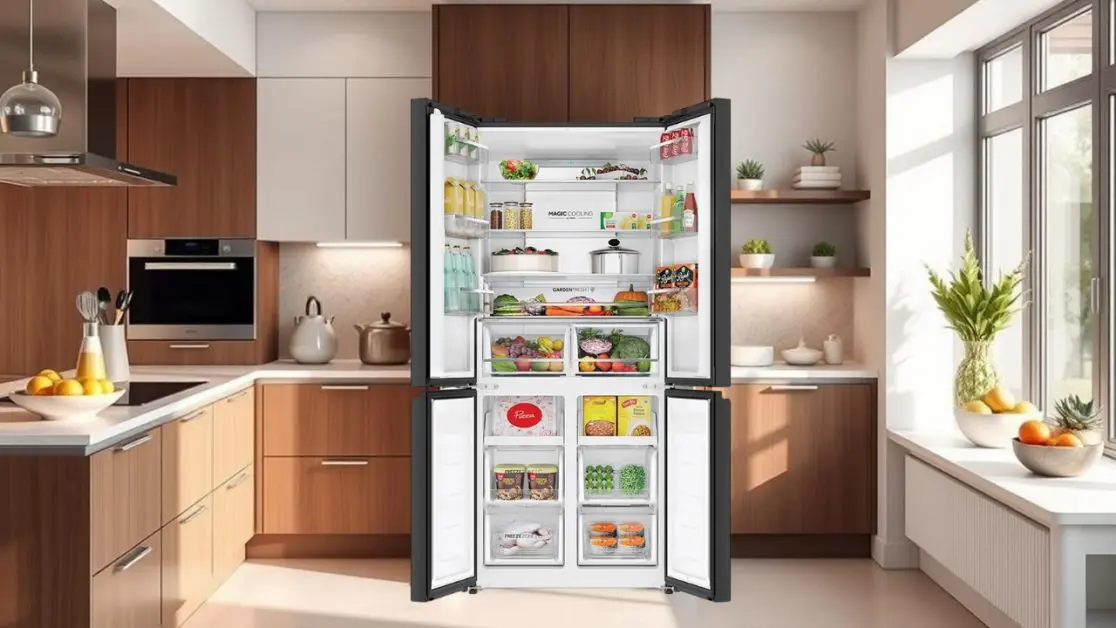 Reduce Food Waste with 4 door refrigerator