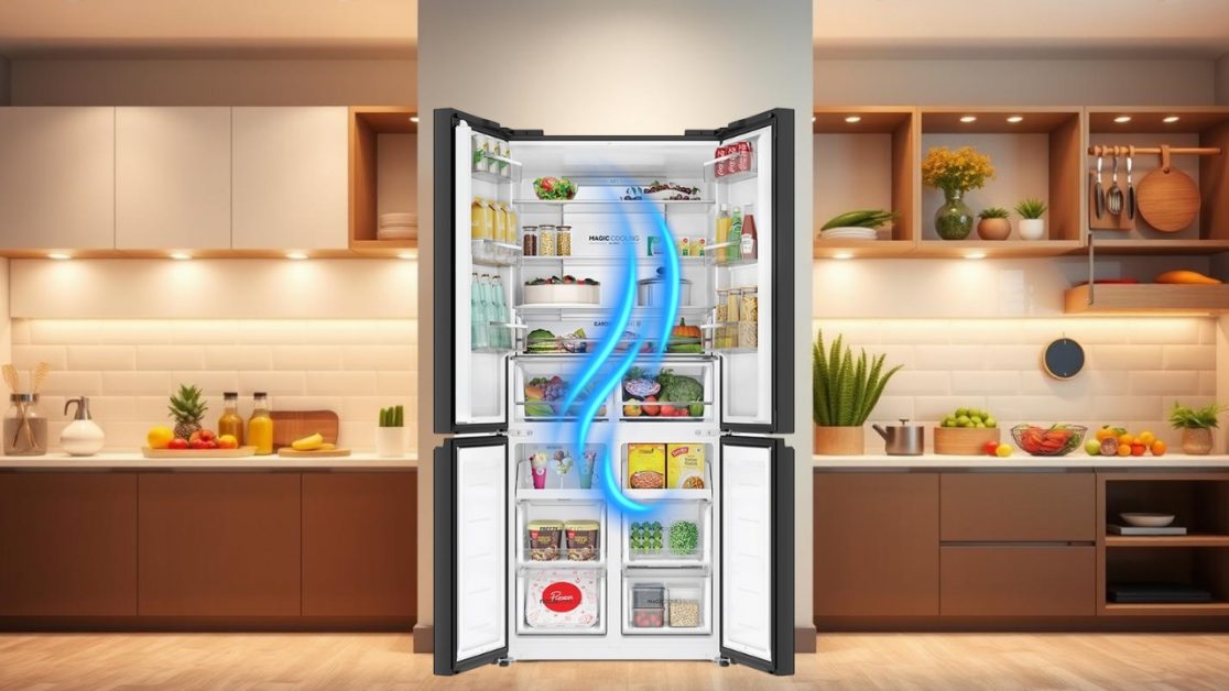 Deo Fresh Technology in 4 door refrigerator