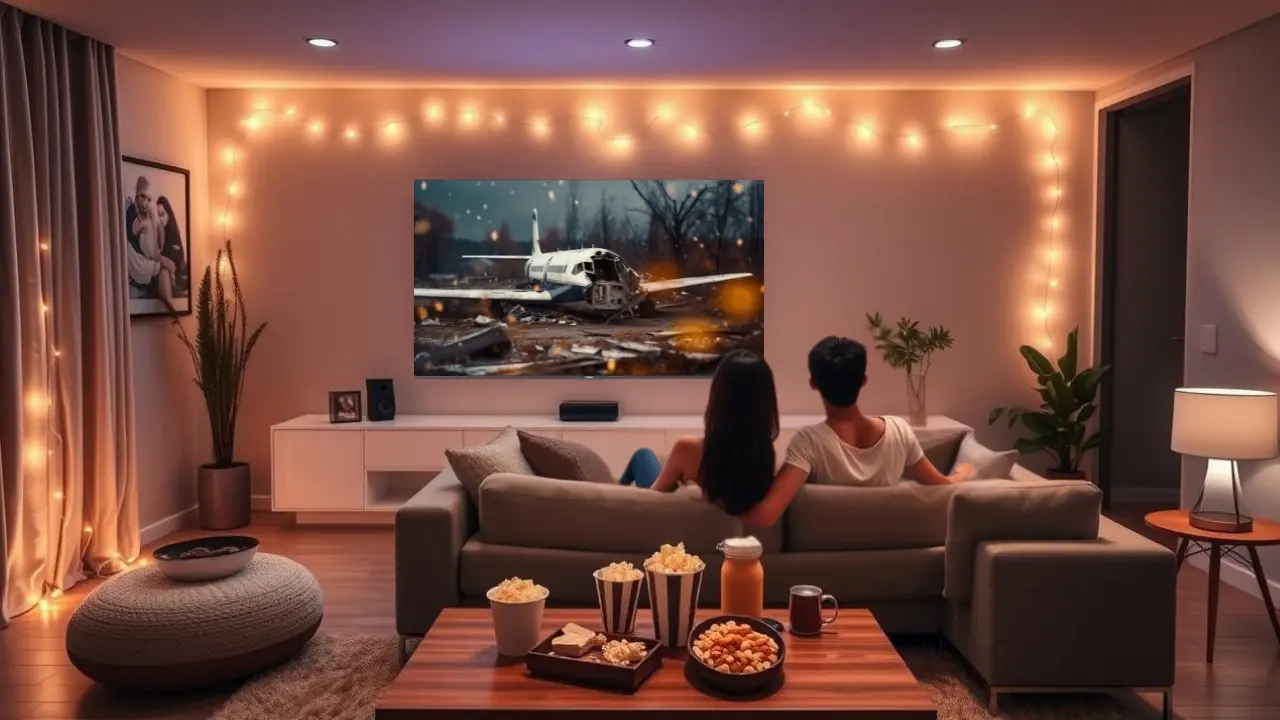 Movie Date at Home with LED TV