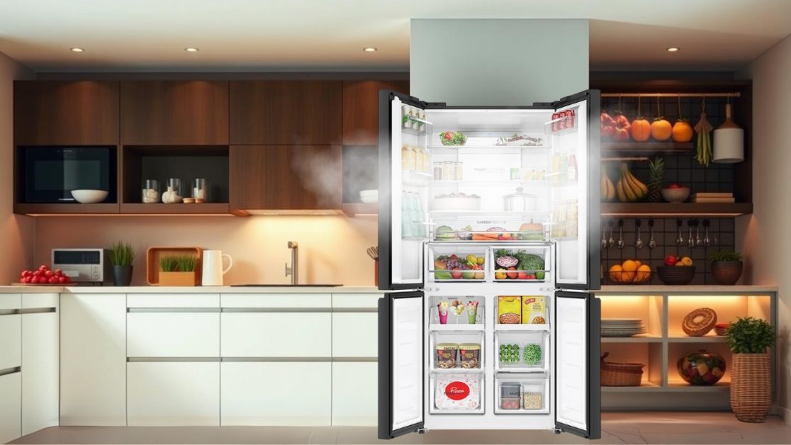 Adaptive Cooling in 4 door refrigerator