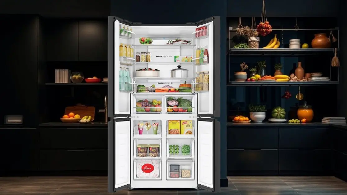 LED Lighting in 4 door refrigerator