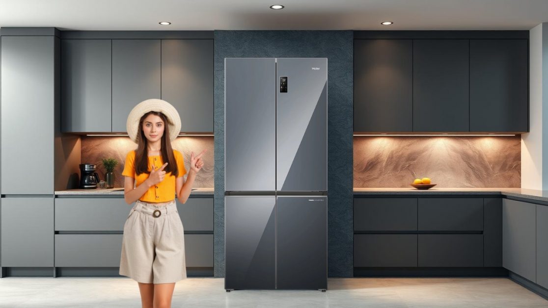 4 door refrigerator with holiday mode