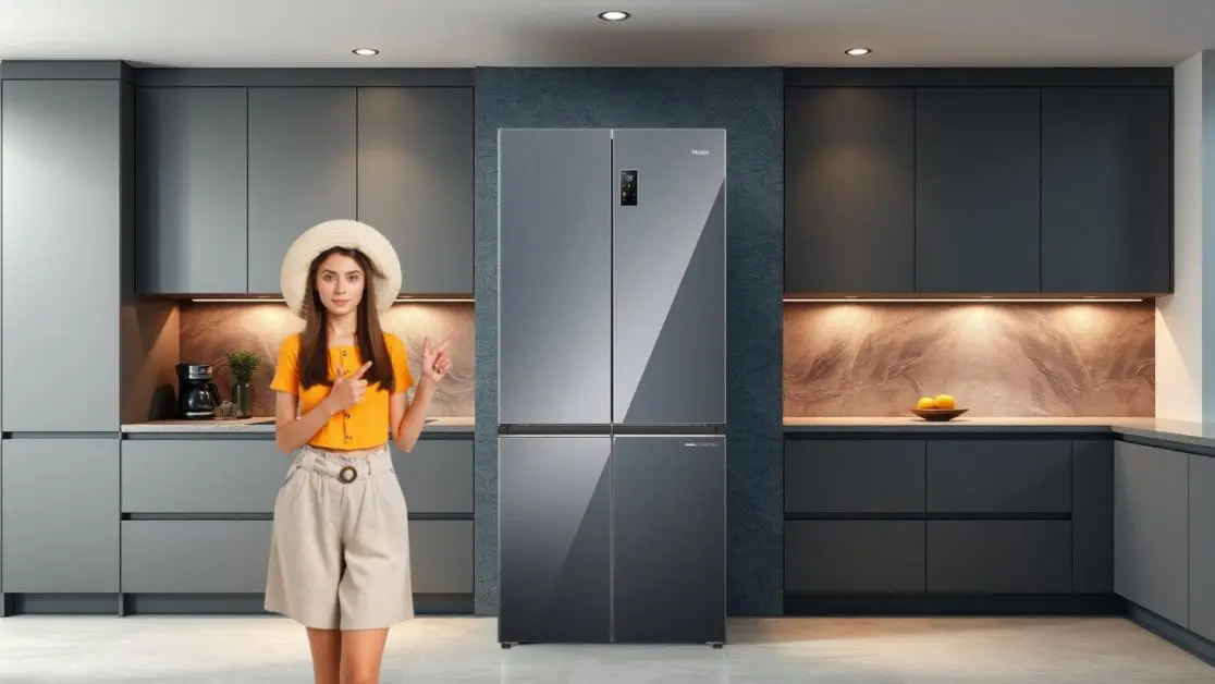 4 door refrigerator with holiday mode