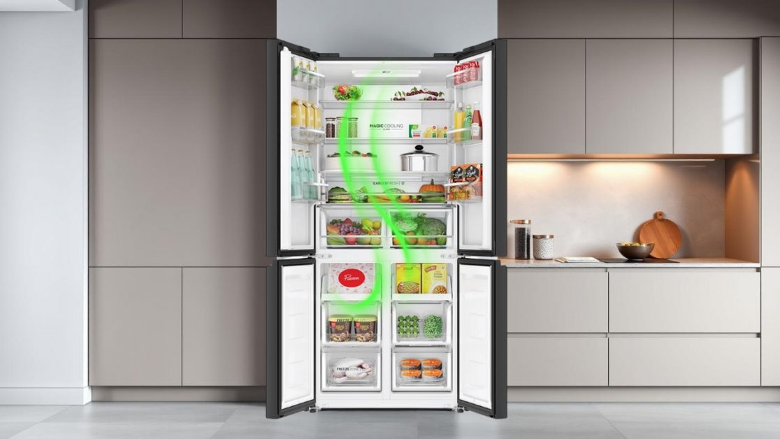 ABT Technology in 4 door refrigerator to preserve food