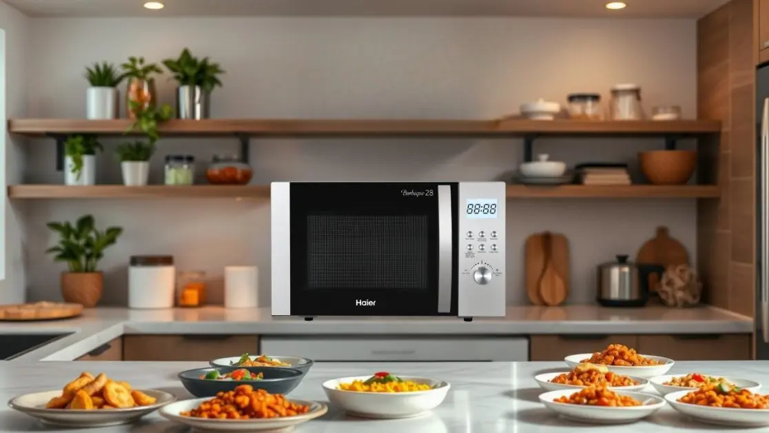 All-Round Cooking Convenience with this microwave