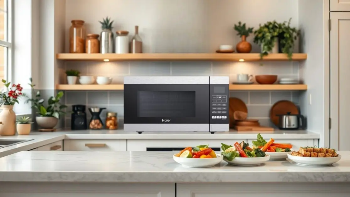 Auto cook menus in microwave