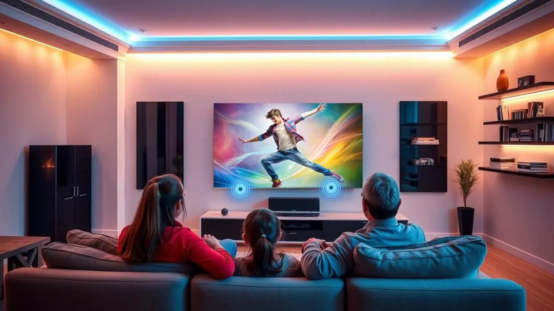 Bass Effect with subwoofers in Mini LED TV
