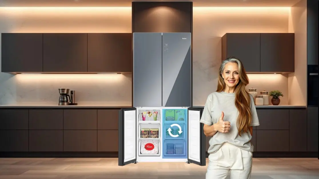 Bottom mounted refrigerator for senior citizen
