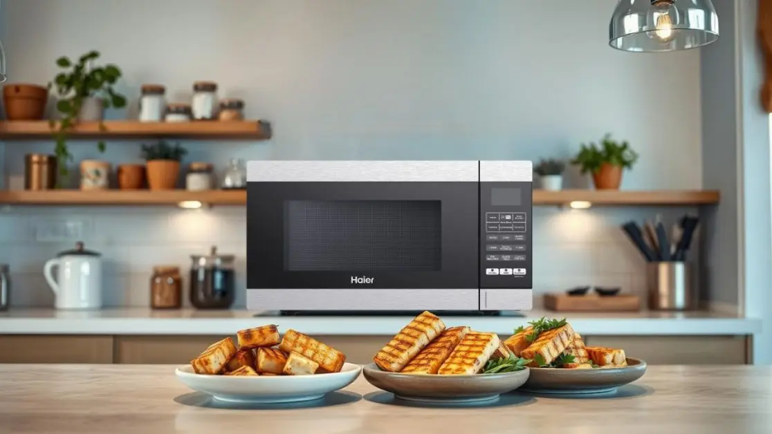 Convection Microwave with In-Built Air Fryer to make oil free dish