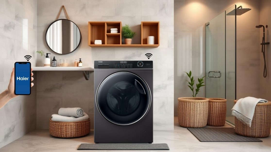 Convenient Control of washing machine with Hai Smart App
