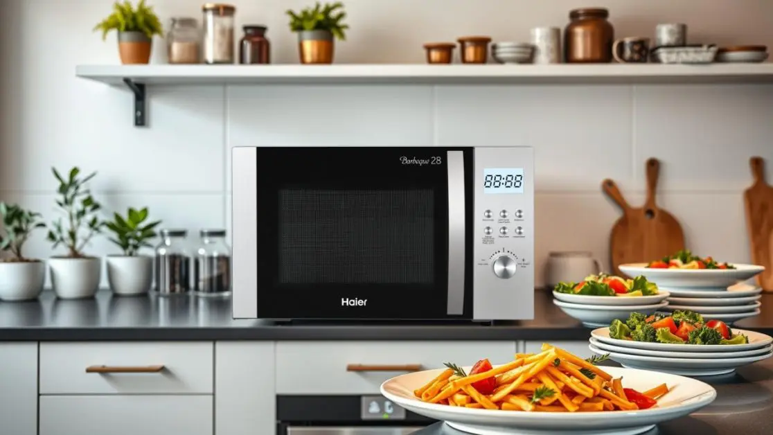 Deodorizer feature in microwave