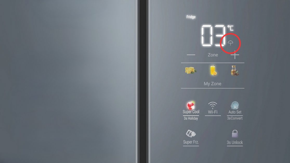 Get Holiday mode in 4 door refrigerator