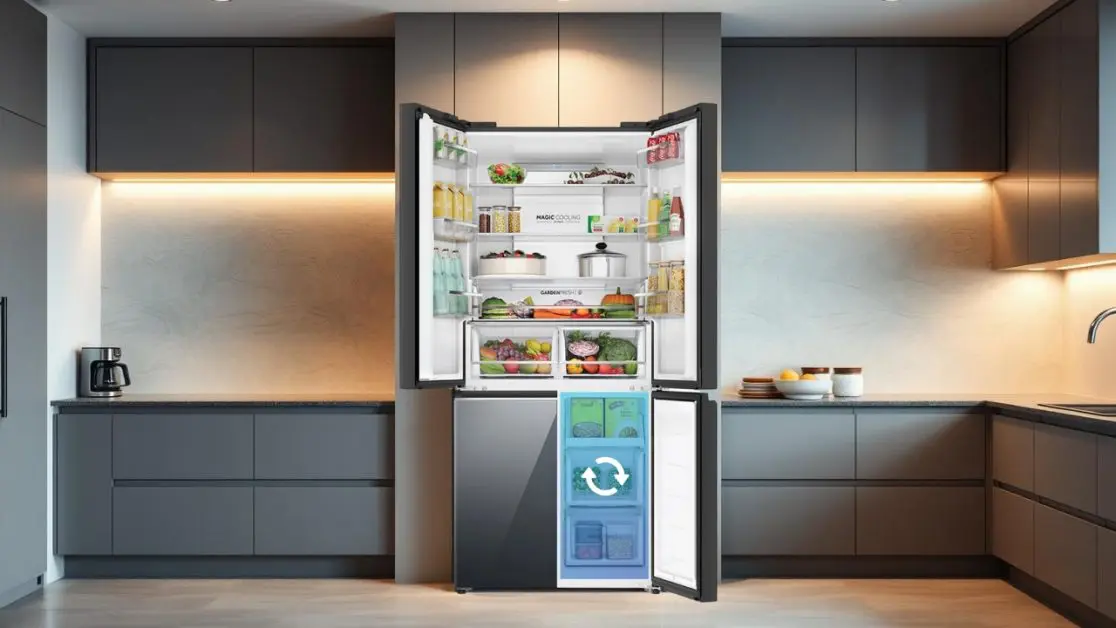 Magic Convertible Zone in 4 door refrigerator