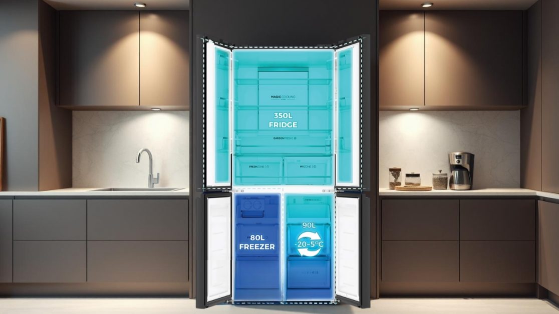 Magic Convertible Zone in bottom freezer refrigerators