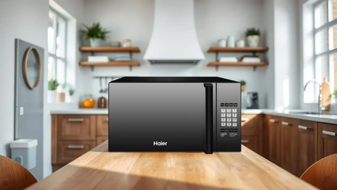 Microwave features helps it stay smell free