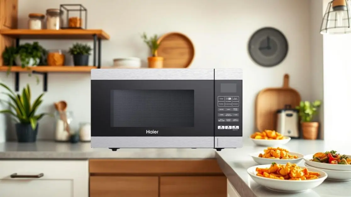 Microwave for your kitchen with air frying feature
