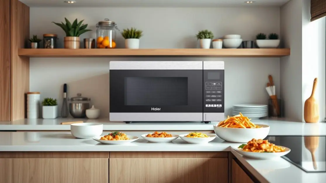 Microwave with an Air Fryer