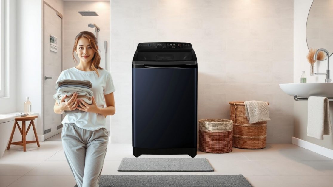 Perfect Capacity washing machine for your bathroom