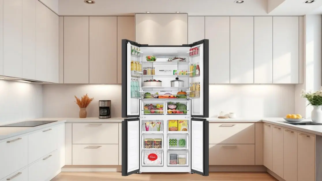 Perfect Cooling in 4 door refrigerator