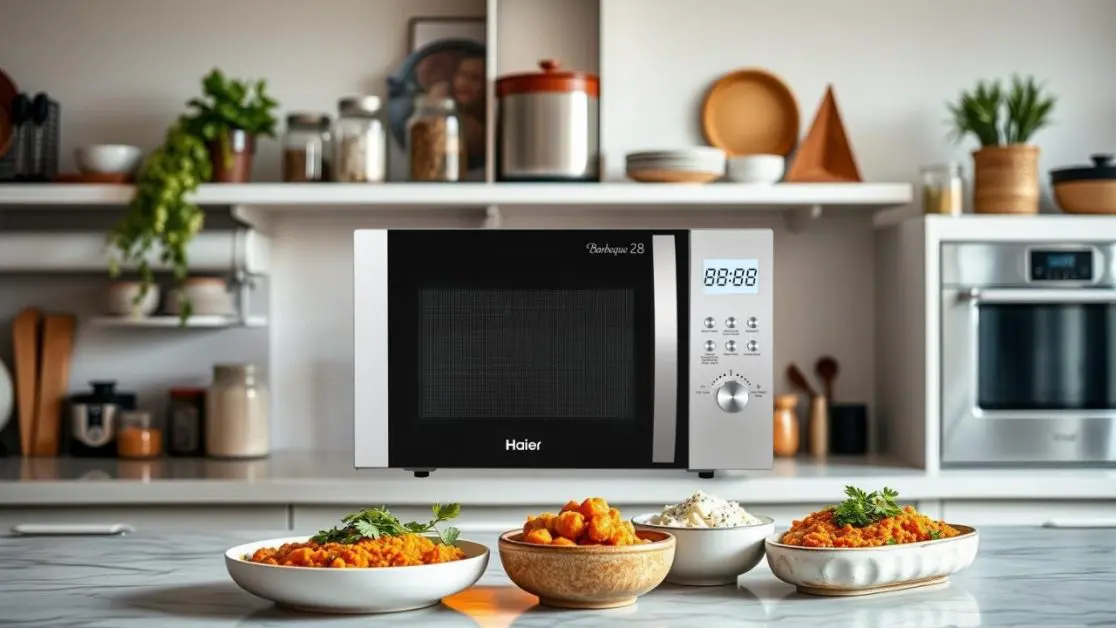 Pre-Set Cooking with microwave