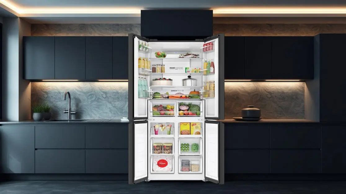 Remove Perishables from 4 door refrigerator