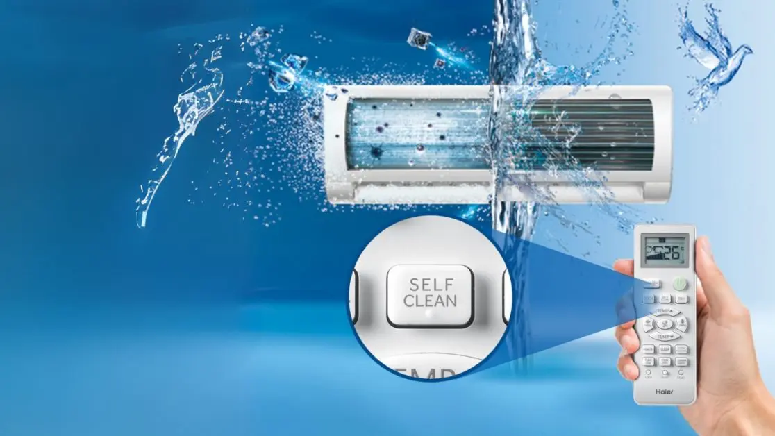 Self-Cleaning technology in air conditioner