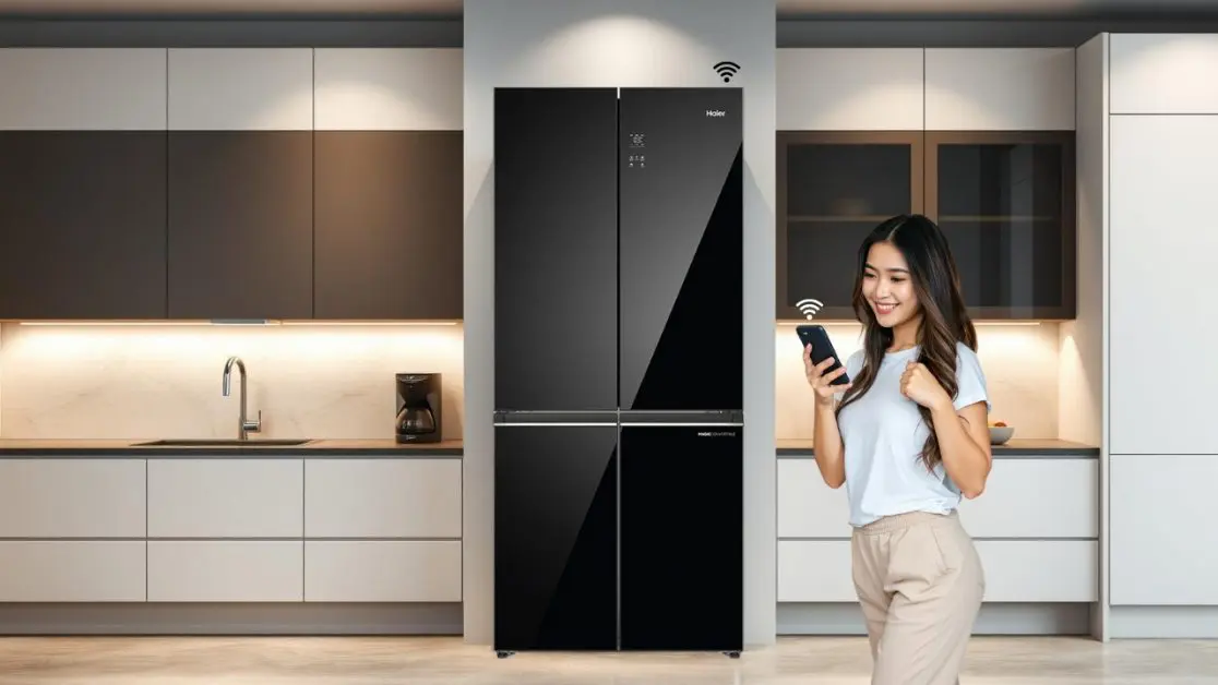 Smart Connectivity with 4 door refrigerator