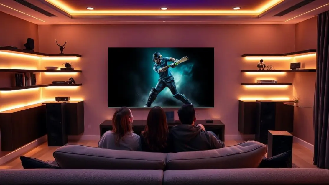 Watch IPL in LED TV