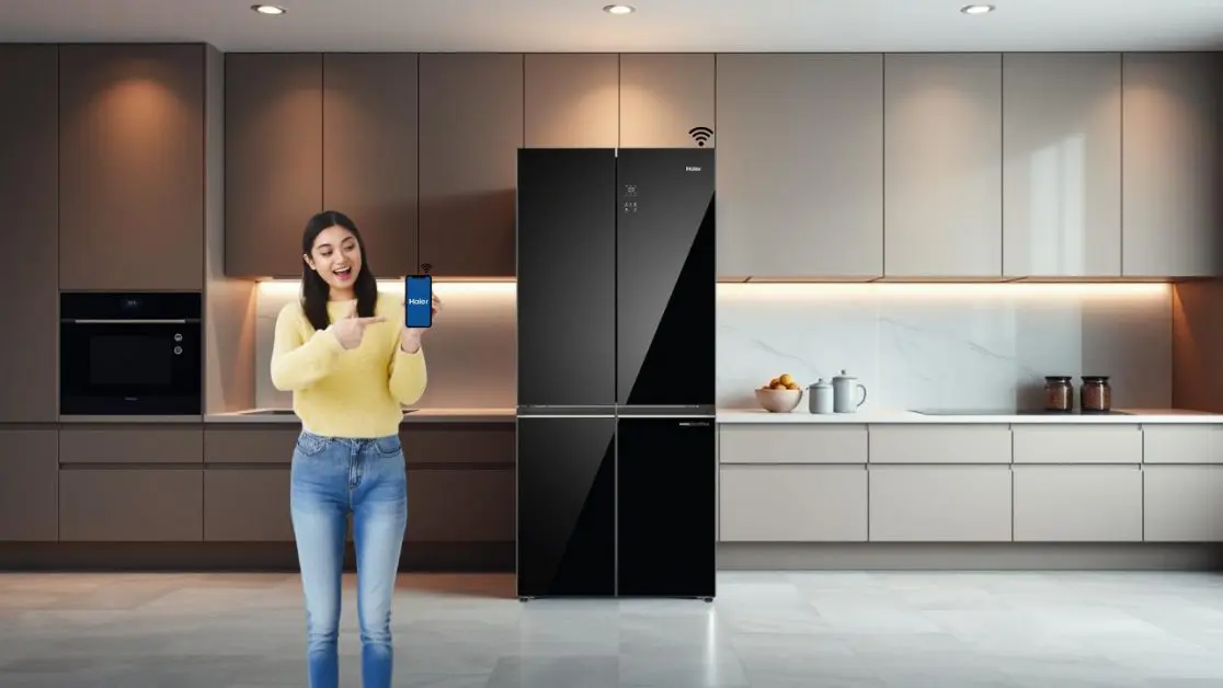 Wi-Fi Connectivity and Smart Management with 4 door refrigerator