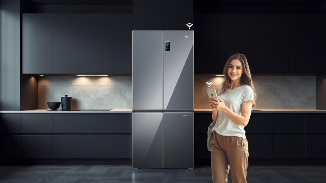 Wi-Fi Smart Connectivity in 4 door refrigerator