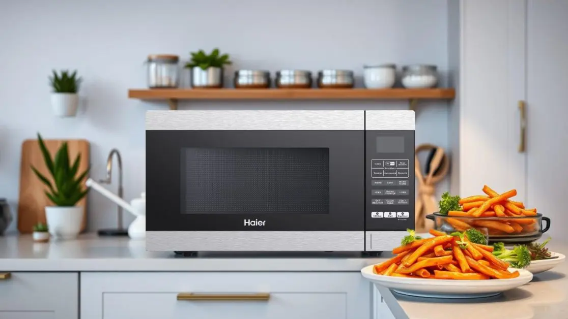 convection microwave with built in air fryer