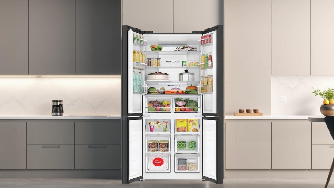 proper storage in 4 door refrigerator