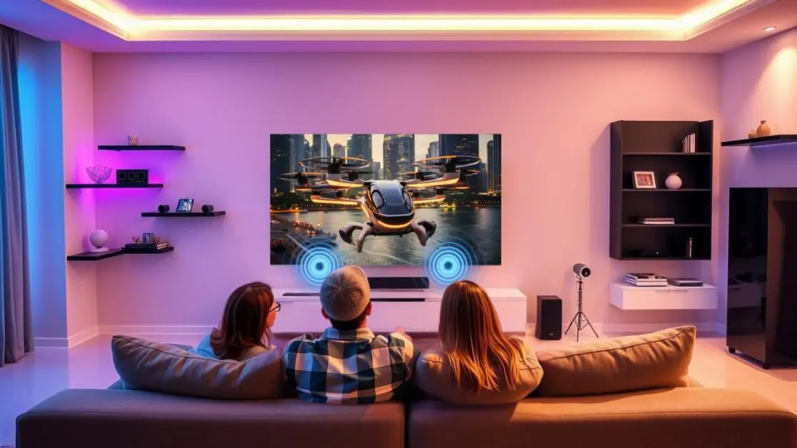 2.1 Channel Audio with Subwoofer installed in LED TV