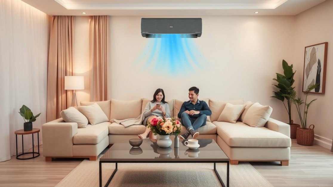 AI AC in Living Room