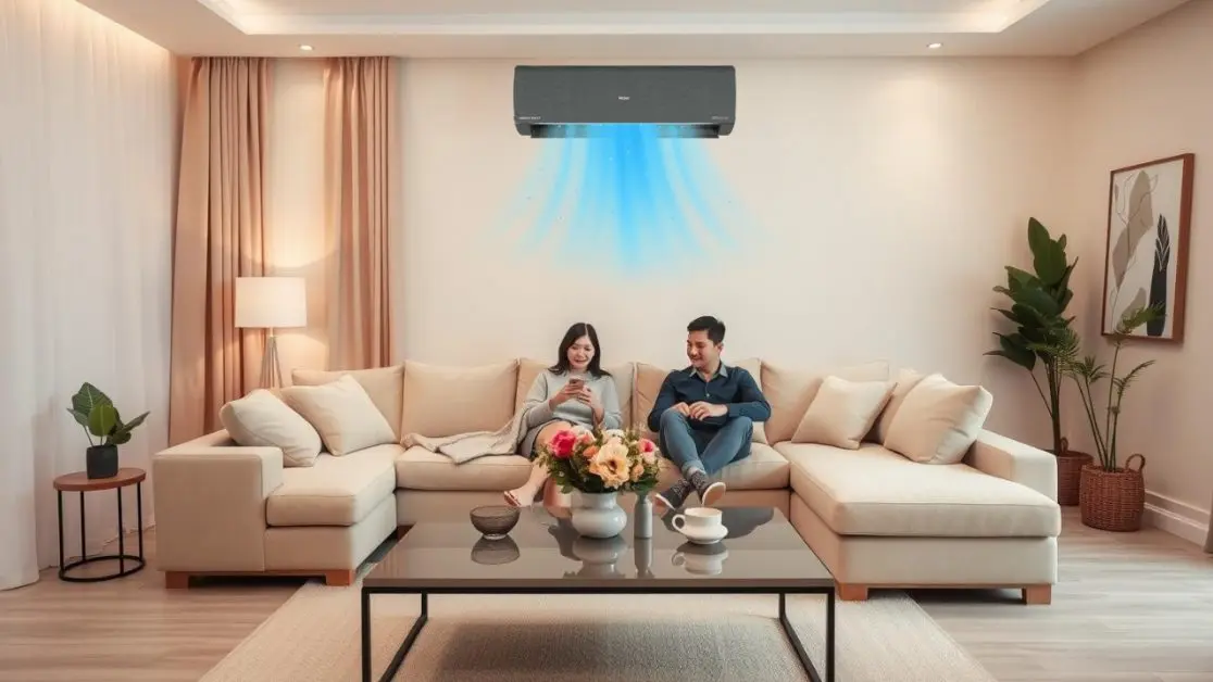 AI AC in Living Room