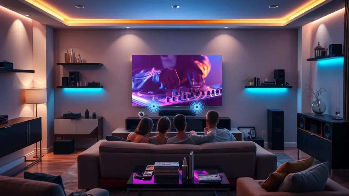 Audio Enhancements with DBX-TV Technology in LED TV