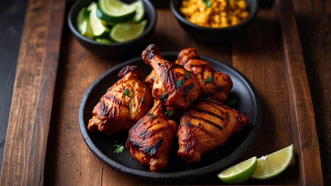 BBQ chicken in microwave