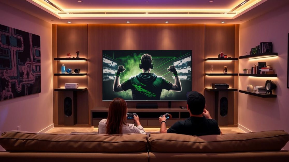 Competitive gaming in LED TV