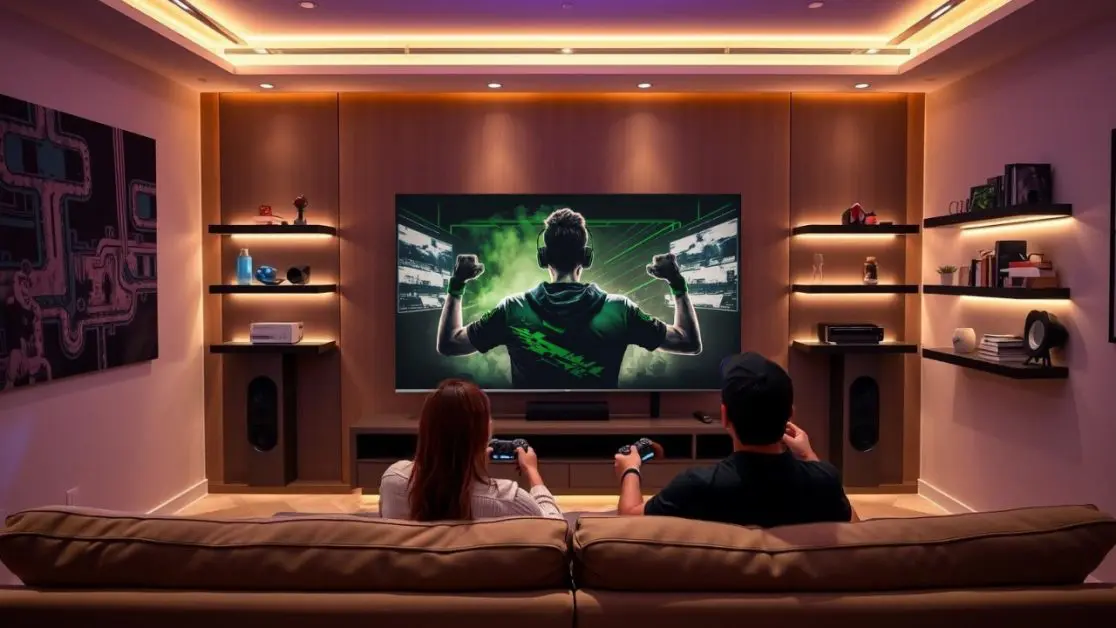 Competitive gaming in LED TV