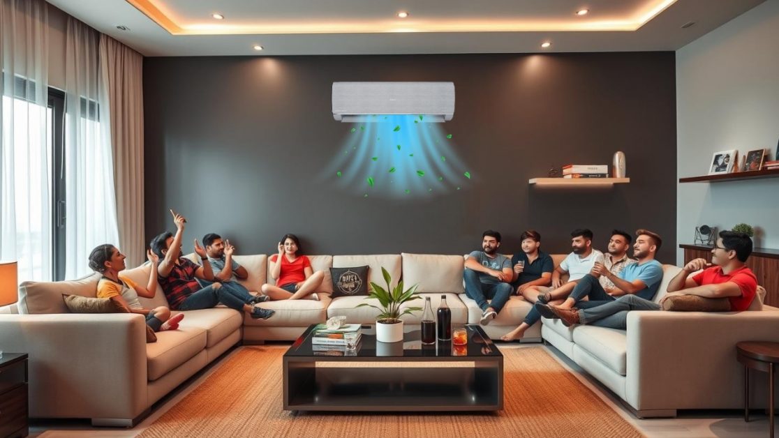 Control room Temperature with AI AC