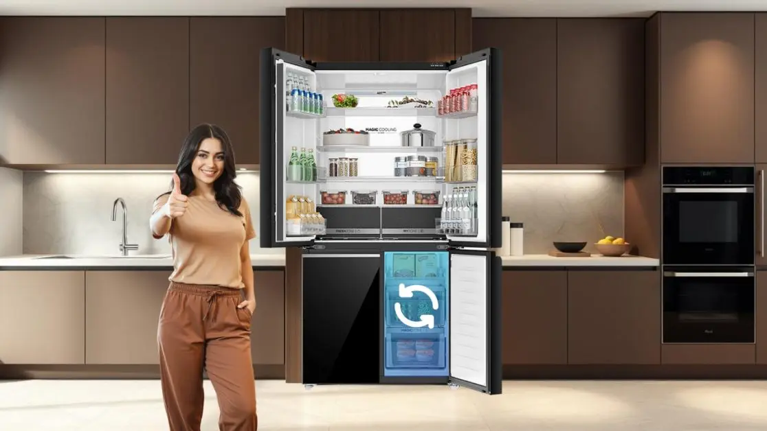 Convertible Zone in 4 door refrigerator