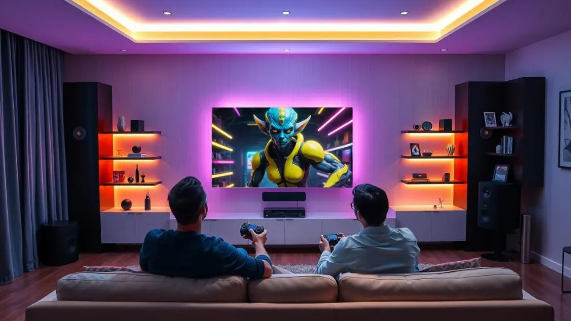 Gaming on LED TV