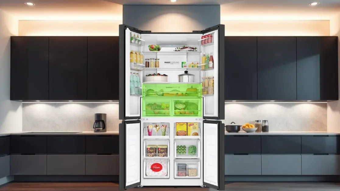 Garden Fresh Box in refrigerator for Real Indian Kitchens